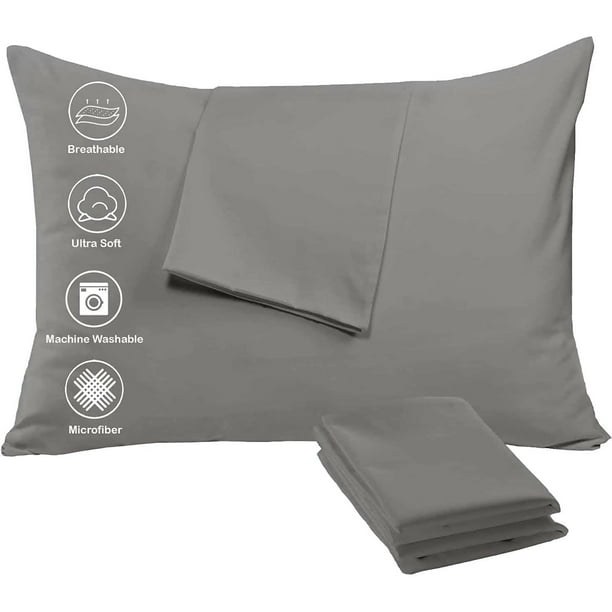 Niagara 4 Pack of Pillow Protectors with Zipper King Size Effective Dust Protection Quiet Stay in Place Pillow Covers Breathable Case for Pillow