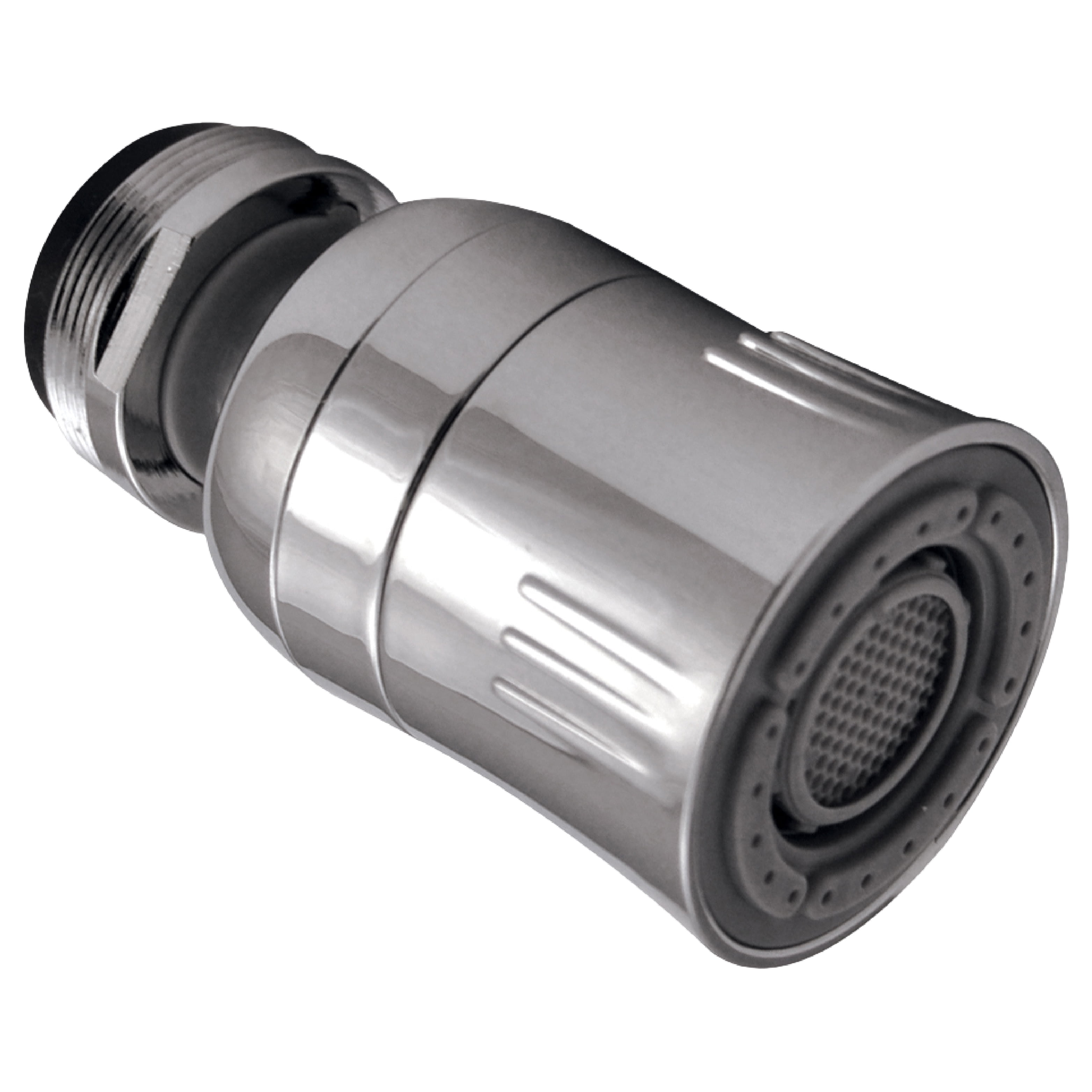 Chrome Dual-Threaded Pressure-Compensating Kitchen Faucet Aerator