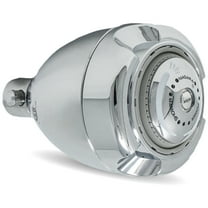 Niagara Conservation Earth Spa 3-Spray with 1.5 GPM Wall Mount Adjustable Fixed Shower Head with Pause Valve - Chrome