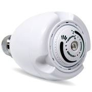 Niagara Conservation Earth Spa 3-Spray with 1.75 GPM 2.7-in. Wall Mount Adjustable Fixed Shower Head - White