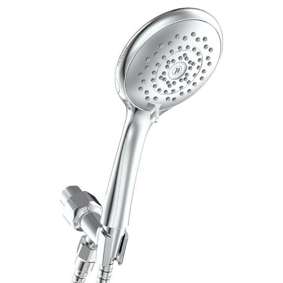 Niagara Conservation Healthguard 5-Spray with 1.5 GPM Wall Mount Handheld Shower Head - Chrome with Removable Faceplate