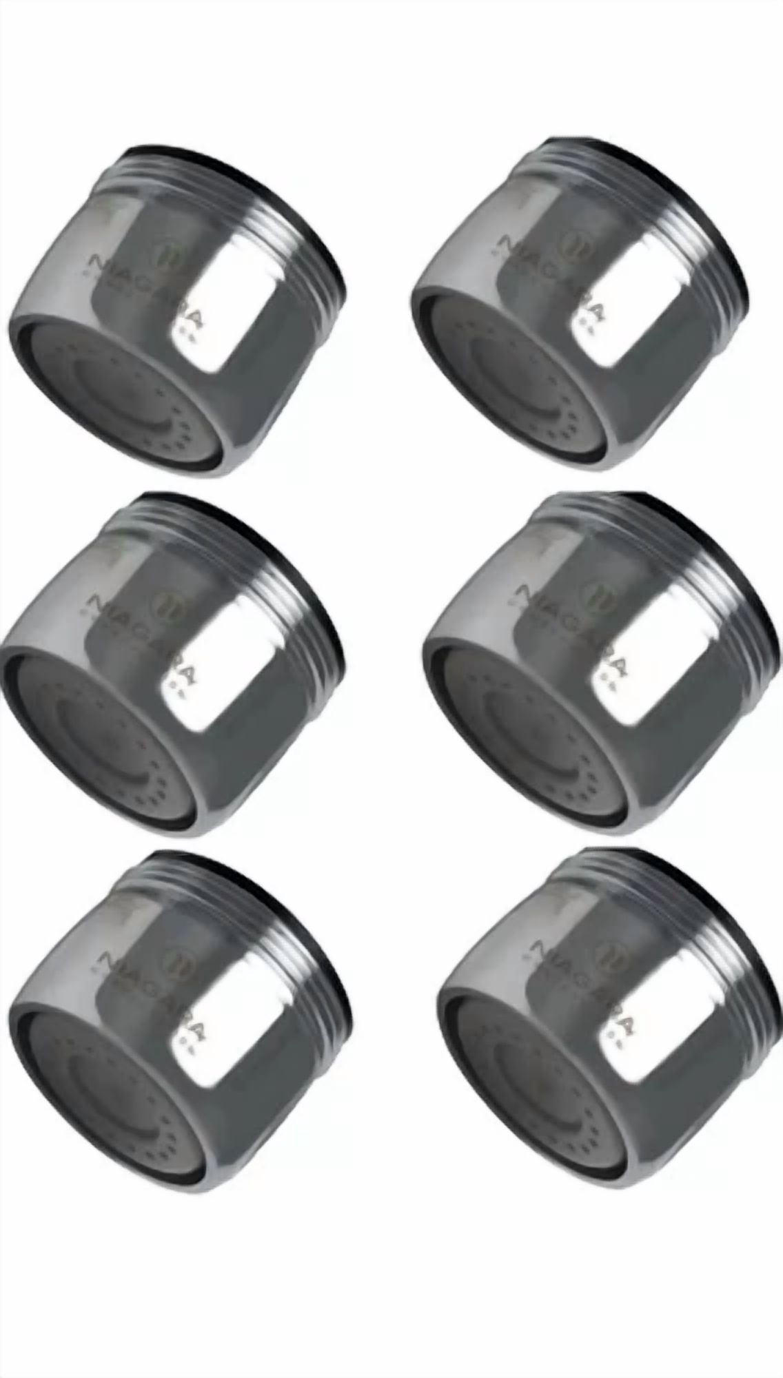 Niagara Conservation - N3205N-Pc-Tu 0.5 Gpm Dual Thread, 6/Pk, Faucet Aerators