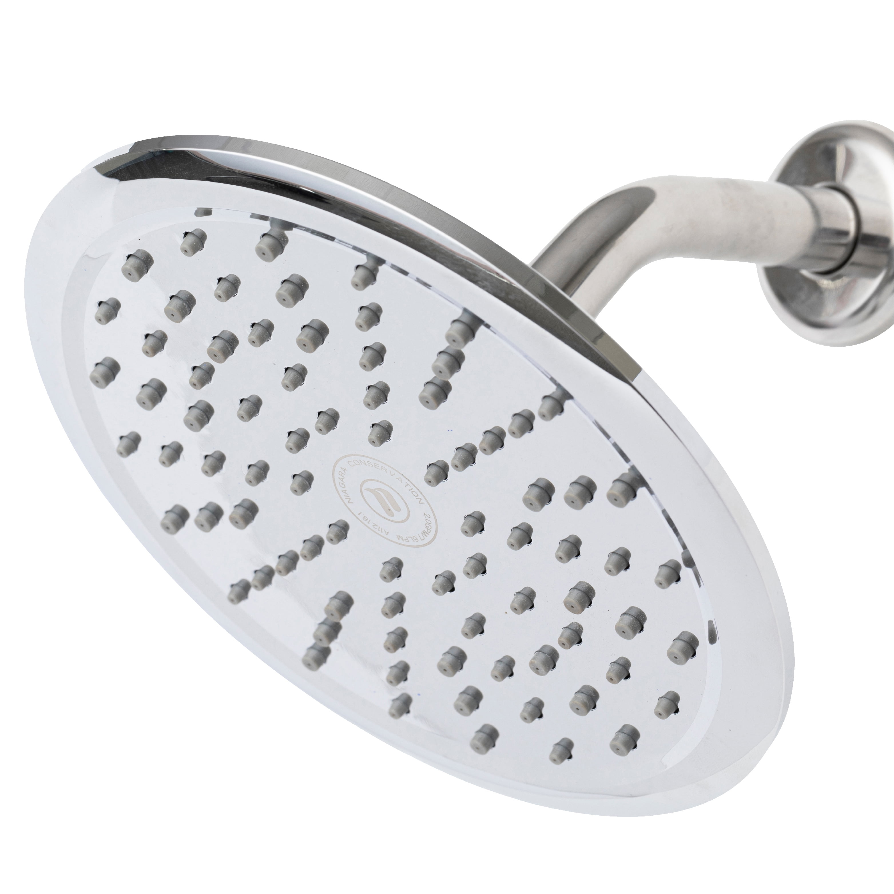 8-Inch Chrome Rainfall Spa Wall Mounted Shower Head