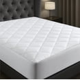 thumbnail image 1 of Niagara Cotton Mattress Pad Full 54x75 - Non Noisy Cooling Breathable Ultra Plush Absorbent Protector Extra Deep Fits 20 Inches Deep Mattress, 1 of 4
