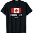 thumbnail image 1 of Niagara Falls - CANADA | CANADIAN Flag Novelty Merch - T-Shirt Black X-Large, 1 of 4