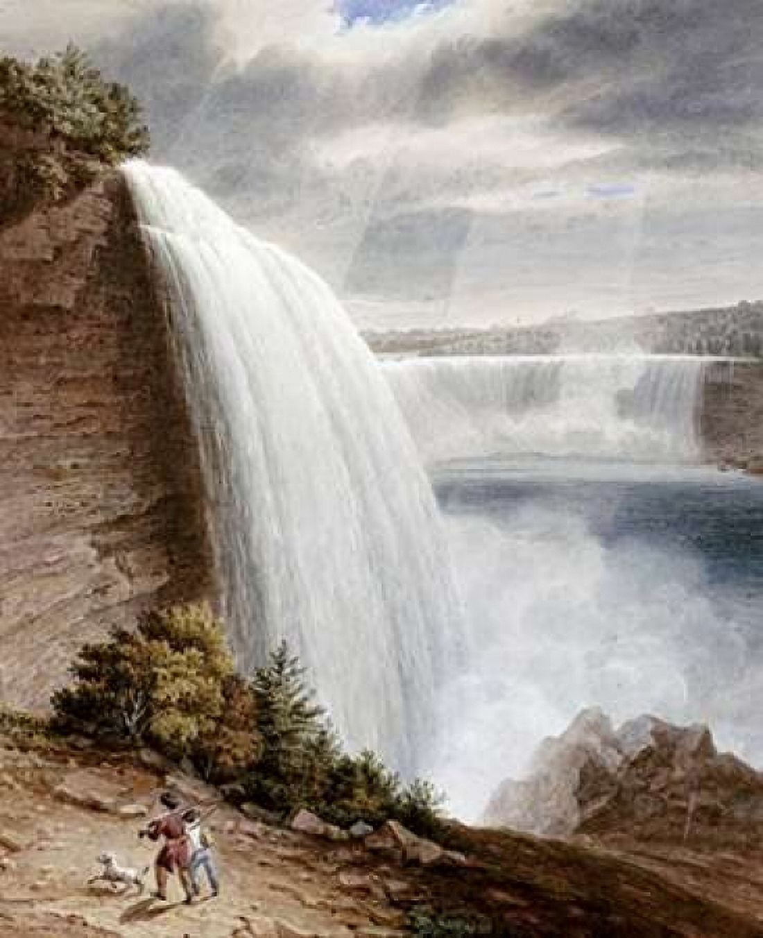 Niagara Falls Canvas Art - William James Bennett (20 x 24)