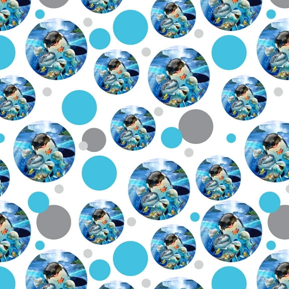 Niagara Falls New York Canada Selfie Orca Shark Dolphin Premium Gift Wrap Wrapping Paper Roll