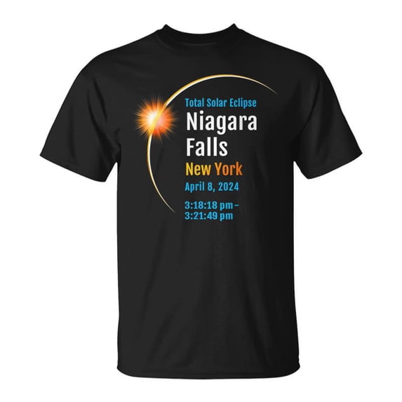 Niagara Falls New York Ny Total Solar Eclipse 2024 1 TShirt
