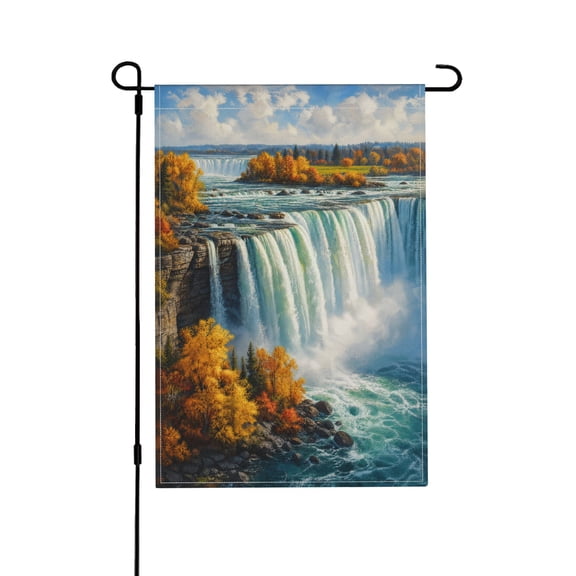 Niagara Falls Outdoor Flag For Garden Holiday Decor 12x18 in