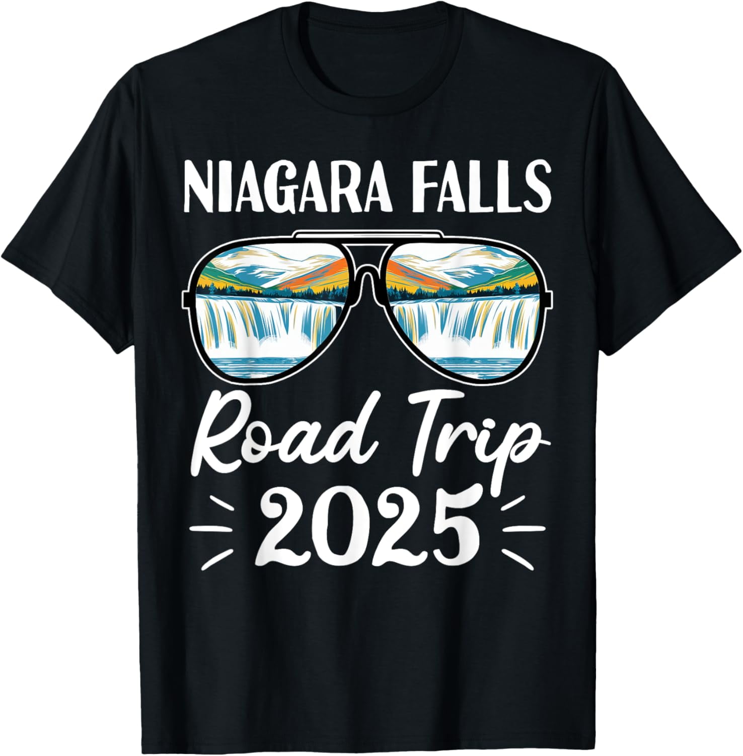 Niagara Falls Road Trip 2025 Sunglasses Family Vacation 2025 TShirtMen