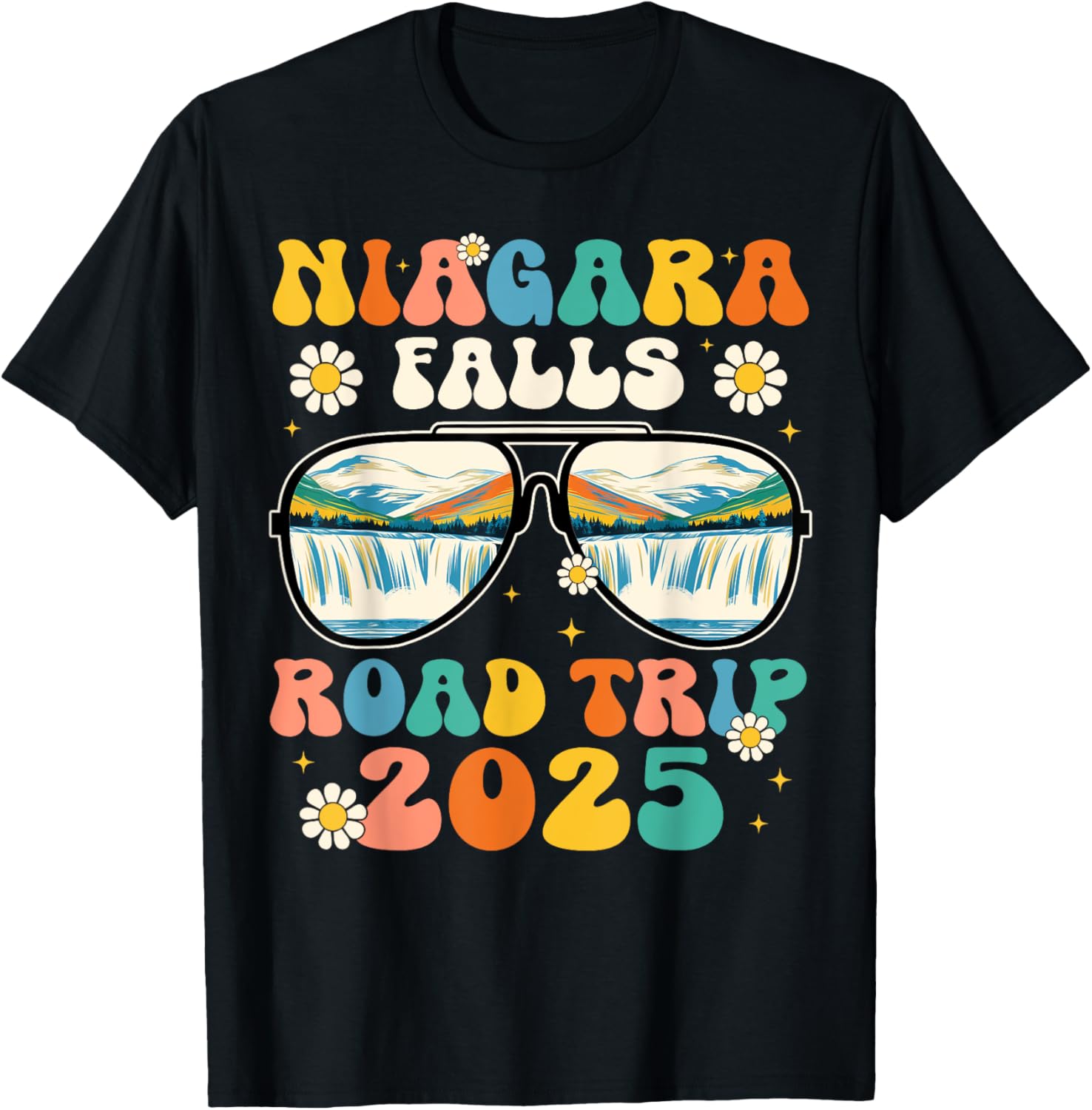 Niagara Falls Road Trip 2025 Sunglasses Family Vacation 2025 TShirt