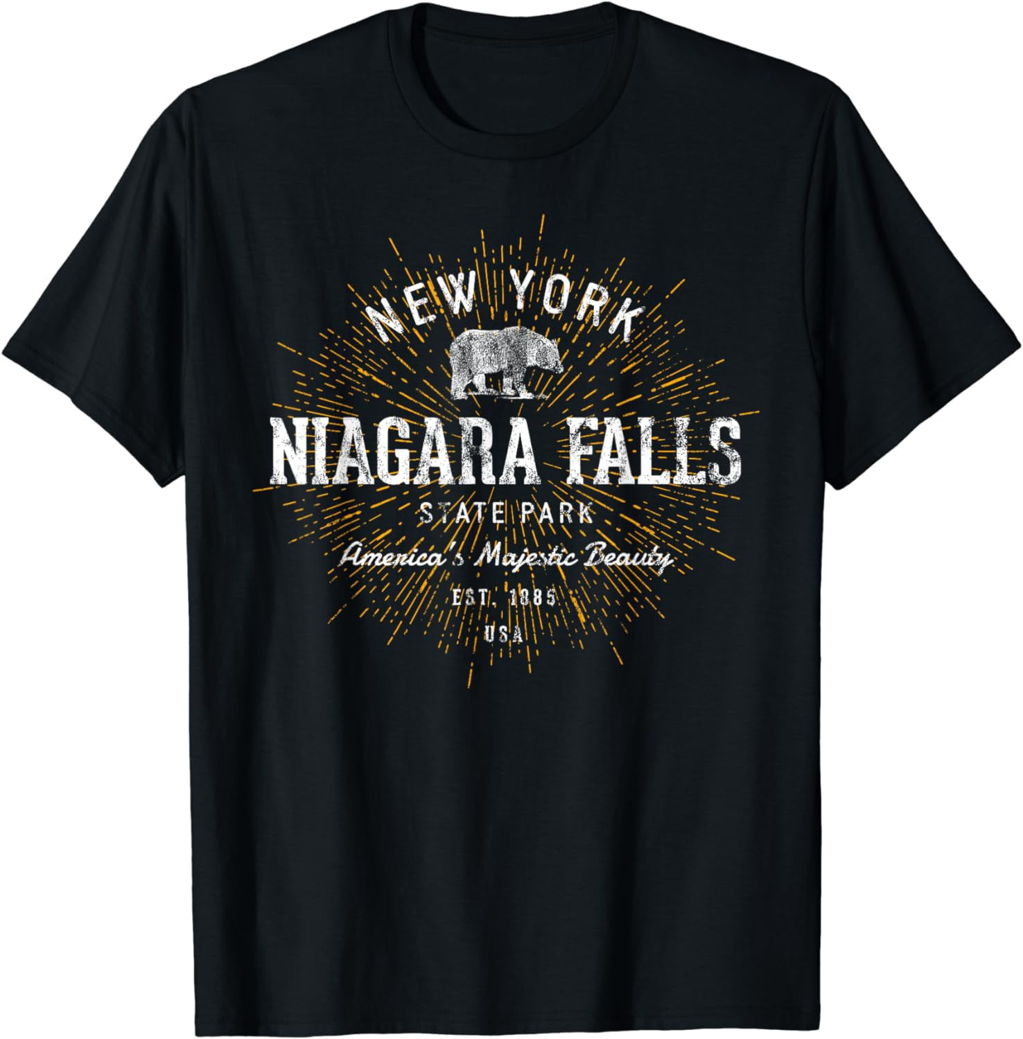 Niagara Falls Vintage Retro Niagara Falls State Park T-Shirt - Walmart.com