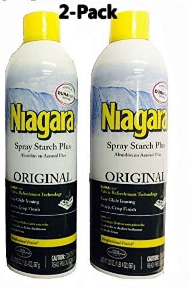 Niagara Original Spray Starch Plus Durafresh Professional Finish, 20 Oz (2 Pack)