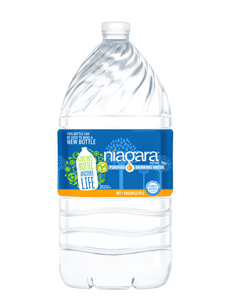 Niagara Purified Drinking Water, 1 Gallon Bottles, Pack of 2