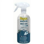 Niagara Spray Starch 22 Oz, 6 Pack Trigger Pump Liquid Starch for Ironing, Non-Aerosol Spray on Starch, Reduces Ironing Time, No Flaking, Sticking or Clogging, Biodegradable Ingredients, Recyclable