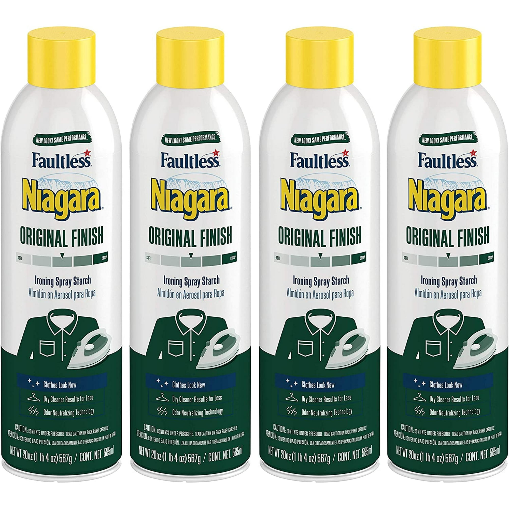 Niagara Spray Starch Crisp Finish, Sharp Look Without Excess