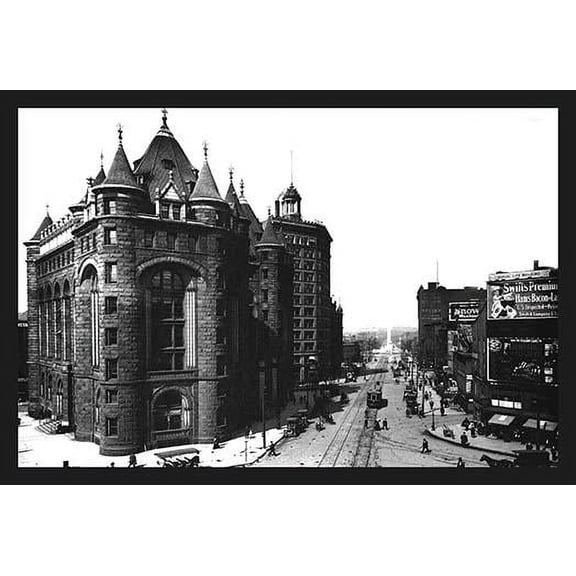 Niagara Street, Buffalo, NY-Fine Art Canvas Print (20" x 30")