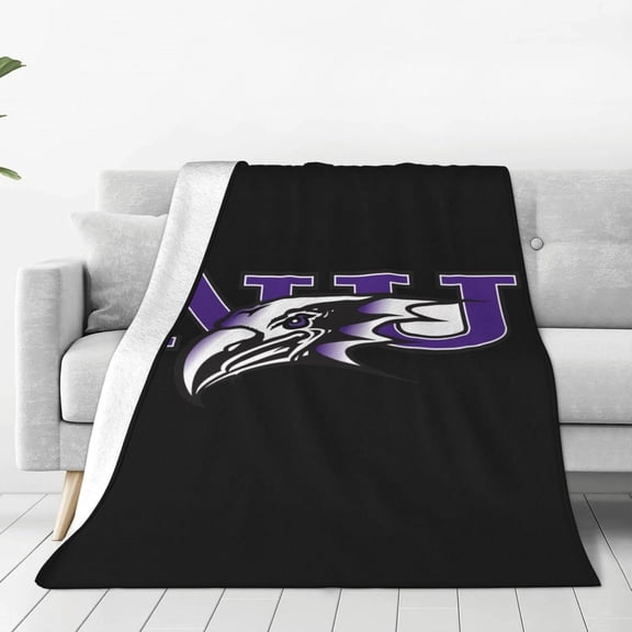 Niagara University Blanket Large Luxury Fleece Soft Anti-Static Anti-Pilling Flannel Bed Blanket