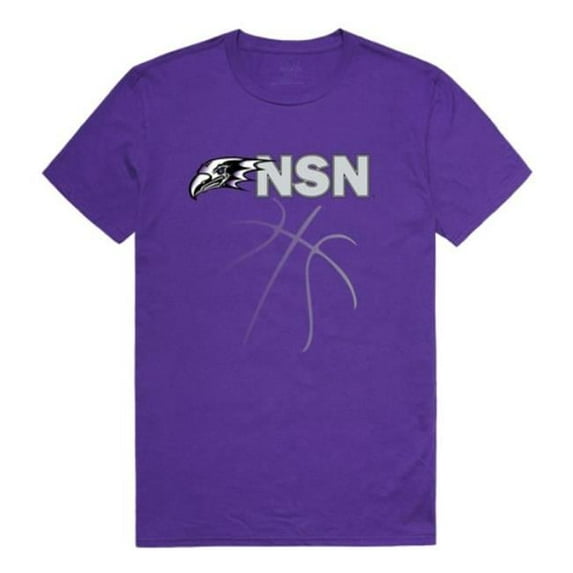 Niagara University Purple Eagles Basketball Tee T-Shirt - Pruple, Large