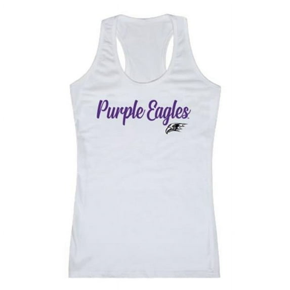 Niagara University Purple Eagles Script Tank Top, White - Extra Large