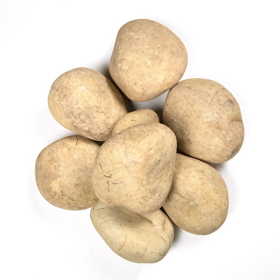 Niagara Yellow Extra Large 0.65 cu. ft. 7 in. to 14 in. Decorative Boulders (3-Pieces/Covers 0.65 cu. ft.)