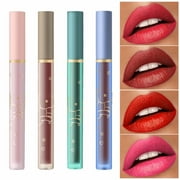 Niahfd Lip Oil Lip Glaze Lipstick Velvet Fog Face Student's Cute Suit Sweat Proof No Color Fading No Easy Makeup Dropping No Touching Cup 10ml Lip Gloss A