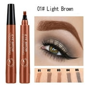 Niahfd Makeup Clearance！5Ml Tattoo Eyebrow Pen Waterproof Long Lasting Liquid Eyebrow Pencil Eyebrow Pencil Light Brown