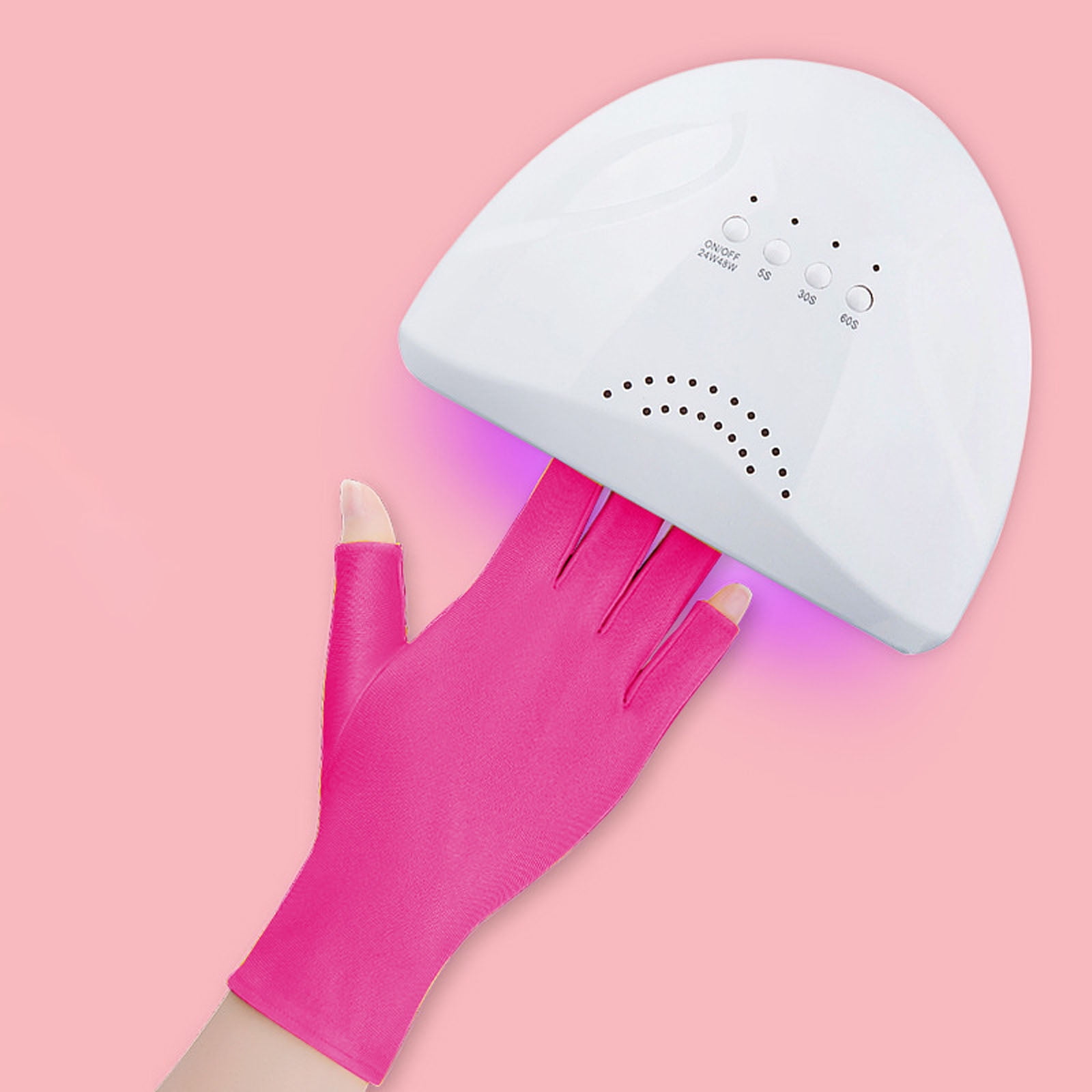 Niahfd Manicure Tools on Sale！ Gloves for Gel Nail Lamp Sun Gloves for