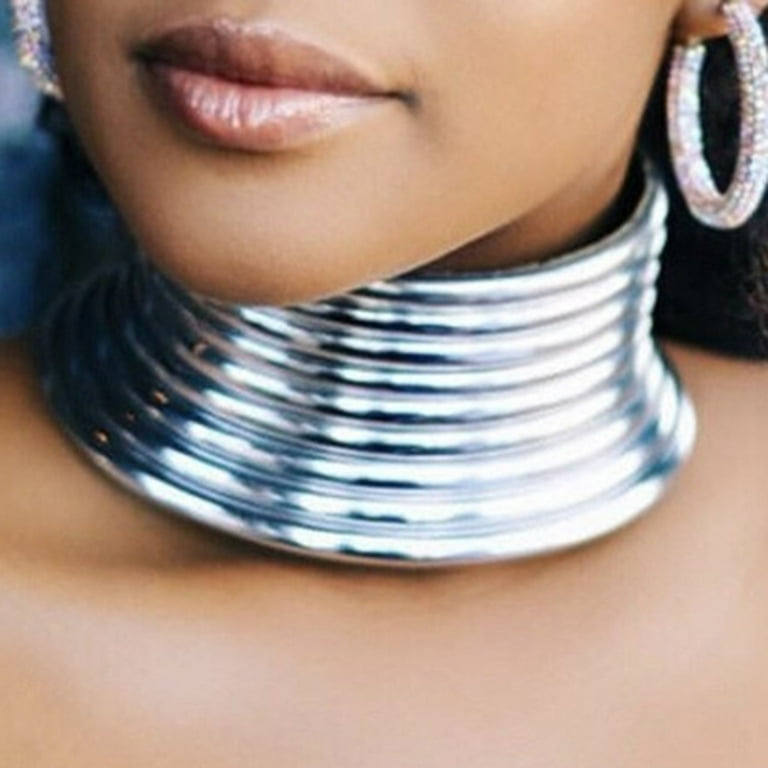 Large african necklaces deals