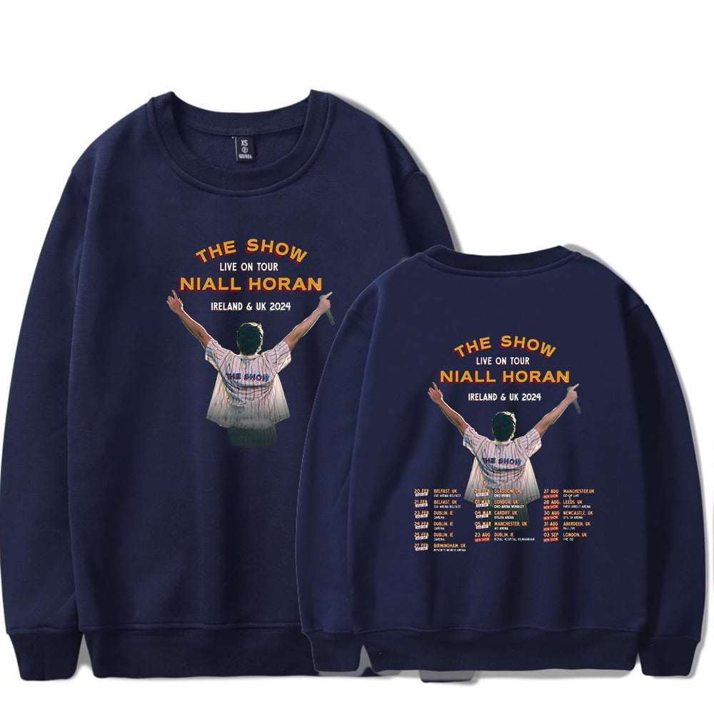 Niall Horan Crew Neck SweatshirtTHE SHOW LIVE ON TOUR NIALL HORAN 2024 Tour Merch pop graphics