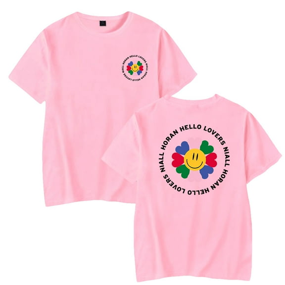 Niall Horan Hello Lovers logo Papper T-Shirt Crewneck Short Sleeve 2023 Summer Men/Women's Tshirt Harajuku Streetwear Clothes
