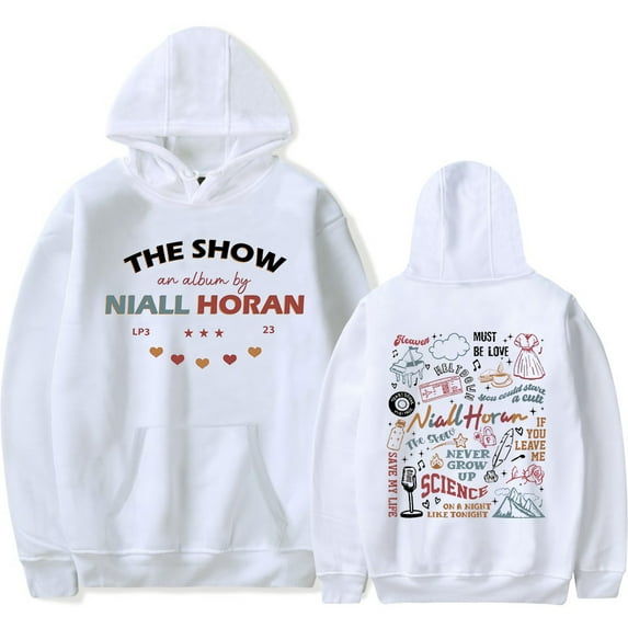 Niall Horan Hoodie Merch The Show Album Track List TDeegray Tour Unisex Trend Casual Street Clothing sweatshirt