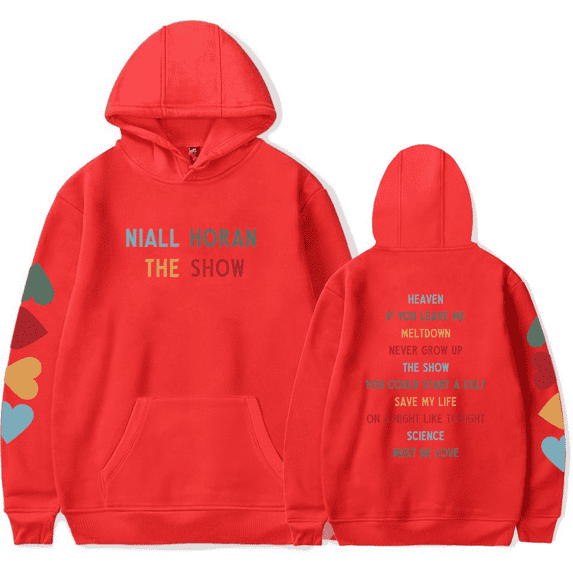 Niall Horan Hoodies Tracklist Long Sleeve Sweatshirt Album The Show Merch Hoodie Men Women Clothes Casual Street Clothing