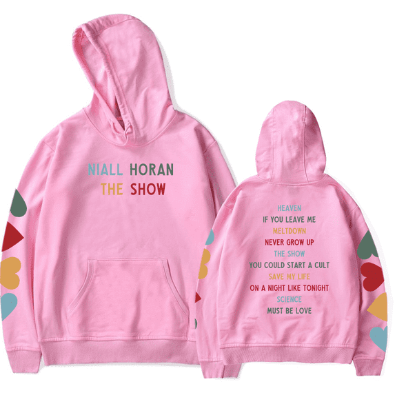 Niall Horan Hoodies Tracklist Long Sleeve Sweatshirt Album The Show Merch Hoodie Men Women Clothes