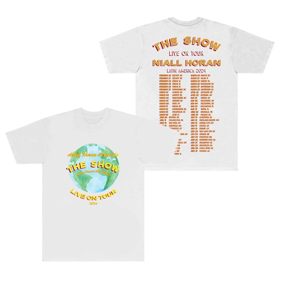 Niall Horan Merch T-Shirts 2024 The Show Tour Merch T Shirts