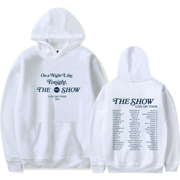 Niall Horan ON A NIGHT LIKE TONIGHT CITIES Hoodie Merch Unisex long sleeves Trendy Casual Streetwear