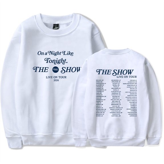 Niall Horan On A Night Like Tonight Tour 2024 Sweatshirt Fashion Crewneck Unisex Pullover