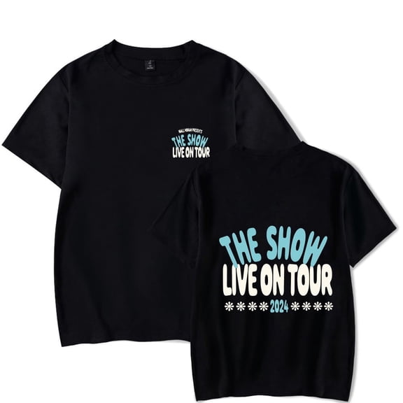 Niall Horan THE SHOW LIVE ON TOUR 2024 Merch Short Sleeve T-shirt Unisex Fashion Crew Neck Top
