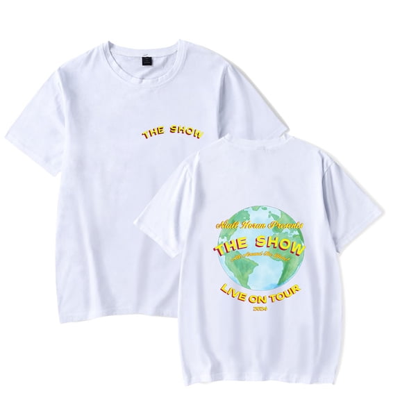 Niall Horan THE SHOW WORLD TOUR T-Shirt Merch pop graphics Crewneck Unisex Trend Casual Short Sleeve Top