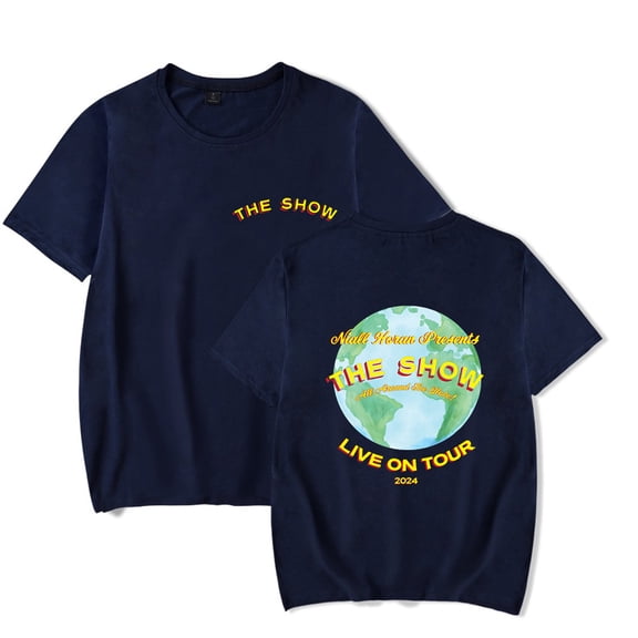 Niall Horan THE SHOW WORLD TOUR T-Shirt Merch pop graphics Crewneck Unisex Trend Casual Short Sleeve Top