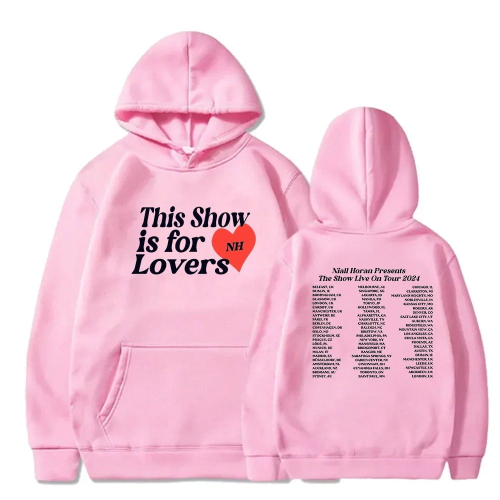 Niall Horan THIS SHOW IS FOR LOVERS Merch Hoodie Pockets