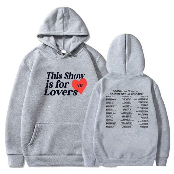 Niall Horan THIS SHOW IS FOR LOVERS Merch Hoodie Pockets Drawstring Unisex Hooded Sweatshirt Fashion Clothing