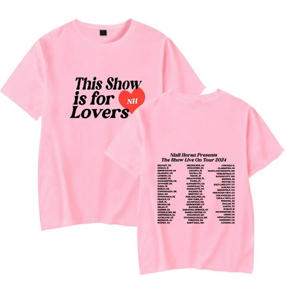 Niall Horan The Show World Tour Merch T-Shirt Women Men Crewneck Short Sleeve Fashion Tee