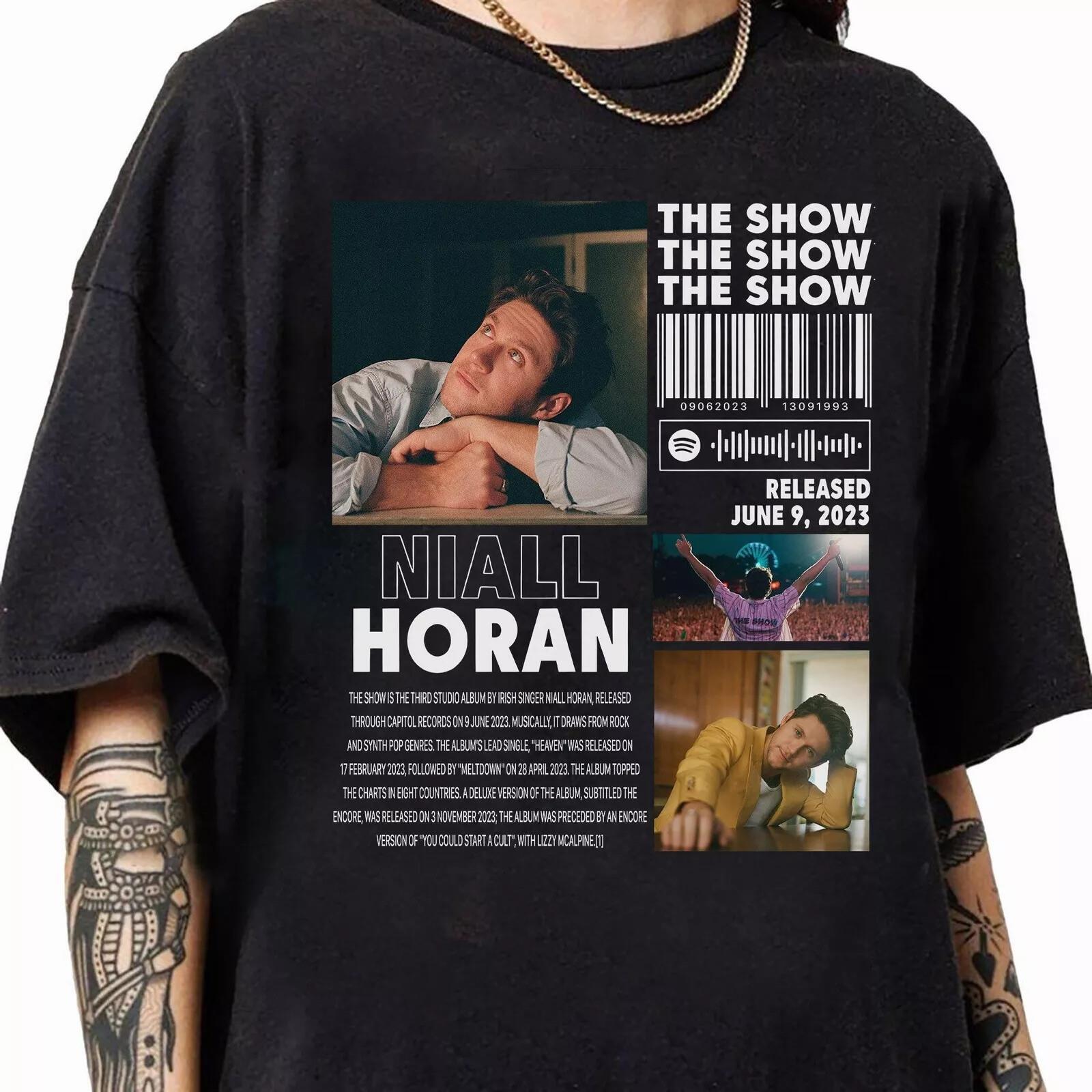 Niall Horan Vintage Merch TShirt The Show Album 90s Tee The Show Tour