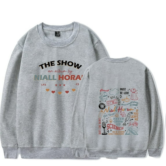 Niall Horan round neck Merch The Show Album Track List Shirt TDeegray 2024 Tour Unisex Trend Casual Street Clothing sweatshirt