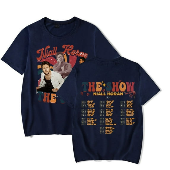 Niall James Horan Merch THE SHOW LIVE ON TOUR NIALL HORAN 2024 T-Shirt Unisex Streetwear Cotton Tees Shirts Top