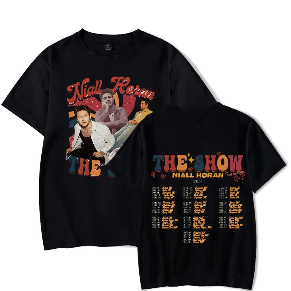 Niall James Horan Merch THE SHOW LIVE ON TOUR NIALL HORAN 2024 TShirt Unisex Streetwear Cotton