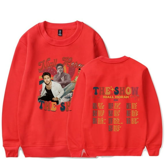 Niall James Horan crew neck sweatshirt Merch THE SHOW LIVE ON TOUR NIALL HORAN 2024 Tour Unisex Trend Casual Street Clothing sweatshirt