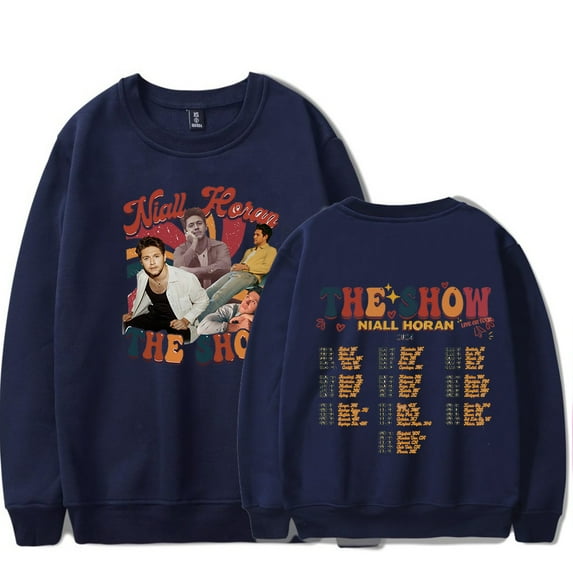 Niall James Horan crew neck sweatshirt Merch THE SHOW LIVE ON TOUR NIALL HORAN 2024 Tour Unisex Trend Casual Street Clothing sweatshirt