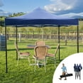 thumbnail image 1 of NiamVelo 10x10 Pop up Canopy , Canopy Tents for Outside Folding Canopy Tents Big Party Tent with Backpack Bag (Blue), 1 of 10